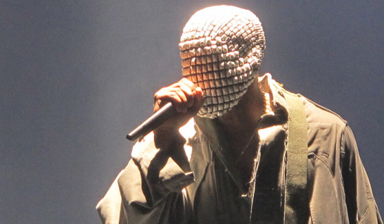 Kanye West, gagged. The way he should be.